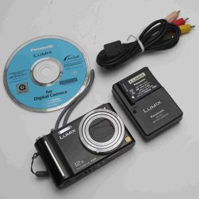 【中古】 パナソニック デジタルカメラ LUMIX (ルミックス) TZ7 ブラック DMC-TZ7-K 当店保証30日間 人気 ミラーレス 一眼レフ 交換レンズ カメラ