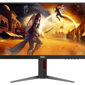 【ポイント10倍】 AOC PCモニター・液晶ディスプレイ 27G4/11 [27インチ Black&Red] [モニタサイズ：27 型(インチ) 解像度 (規格)：フルHD (1920x1080) パネル種類：IPSパネル リフレッシュレート(垂直走査周波数)：180 Hz 入力端子：HDMI2.0x1 DisplayPort1.4x1] 【P10倍】