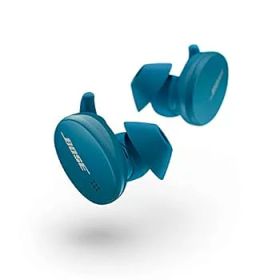 【中古】［状態良好］Bose Sport Earbuds 完全ワイヤレスイヤホン Bluetooth 接続 マイク付 最大5時間+10時間 再生 タッチ操作 防滴 バルティックブルー