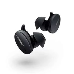 【中古】［非常に良い］BOSE(ボーズ) Bose Sport Earbuds ワイヤレスイヤホン Bluetooth 接続 マイク付 最大5時間+10時間 再生 タッチ操作 防滴 トリプルブラック