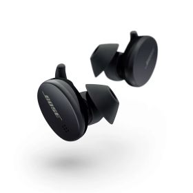 【中古】【非常に良い】Bose Sport Earbuds ワイヤレスイヤホン Bluetooth 接続 マイク付 最大5時間+10時間 再生 タッチ操作 防滴 トリプルブラック