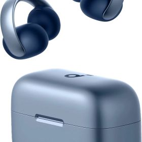【ポイント2倍】 【1.000円引クーポン付】 Anker Soundcore AeroClip（Bluetooth 5.4）【オープンイヤー型ワイヤレスイヤホン/イヤーカフ/ IP55 防塵・防水規格 / 最大32時間再生 / マルチポイント接続】スカイブルー 送料無料
