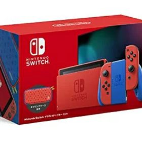 【中古】 Nintendo Switch マリオレッド×ブルー セット