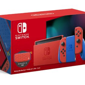 【中古】Nintendo Switch マリオレッド×ブルー セット