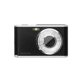 aiwa コンパクトデジタルカメラ ブラック JA4-DCM0001(BK) [JA4DCM0001BK]【PPJS】
