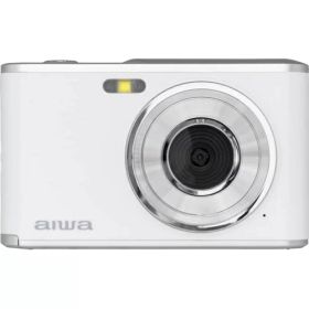 【長期保証付】AIWA アイワ JA4-DCM0001-WH ホワイト 1300万画素コンパクトデジタルカメラ セルフィーカメラ搭載 JA4DCM0001WH
