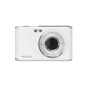 aiwa コンパクトデジタルカメラ JA4-DCM0001 (WH) ホワイト JA4DCM0001WH デジカメ デジタルカメラ (納期目安3週間~)