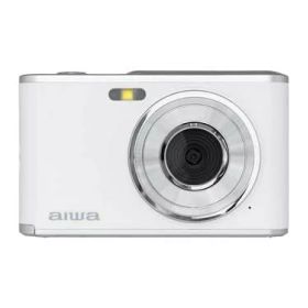 aiwaデジタル JA4-DCM0001(WH) コンパクトデジタルカメラ aiwa cam DCB ホワイト(1300万画素CMOSセンサー/2.8インチIPSディスプレイ/電子手ブレ補正/AF/4倍デジタルズーム/自撮り撮影/軽量)