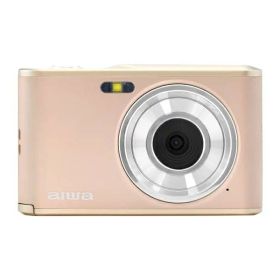 【在庫目安:あり】【送料無料】aiwaデジタル JA4-DCM0001(LB) コンパクトデジタルカメラ aiwa cam DCB ライトブロンズ(1300万画素CMOSセンサー/ 2.8インチIPSディスプレイ/ 電子手ブレ補正/ AF/ 4倍デジタルズーム/ 自撮り撮影/ 軽量)