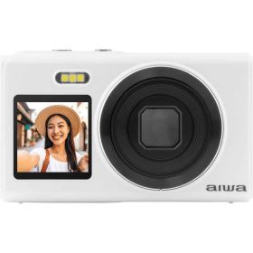 aiwa コンパクトデジタルカメラ「aiwa cam DCB-2」（ホワイト） JA5-DCM0003(WH) アイワ