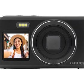 【在庫目安:あり】【送料無料】aiwaデジタル JA5-DCM0003(BK) コンパクトデジタルカメラ aiwa cam DCB-2 ブラック(1600万画素CMOSセンサー/ 電子手ブレ補正/ AF/ 4倍デジタルズーム/ 自撮り撮影/ 軽量)