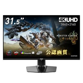 MSI QD-OLED ゲーミングモニター MPG 321URX QD-OLED 31.5インチ/4K UHD/QD-OLEDパネル/240Hz/0.03ms/メーカー3年保証