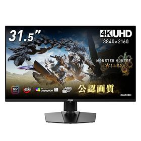 MSI QD-OLED ゲーミングモニター MPG 321URX QD-OLED 31.5インチ/4K UHD/QD-OLEDパネル/240Hz/0.03ms（GTG）/ハー