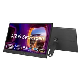 ASUS ポータブルモニター ZenScreen MB166CR-J 16インチ(15.6インチ表示)/フルHD/IPS/USB Type-C/フリッカーフリー/ブルーライトフィルター/ノングレアパネル/360°キックスタンド/4年 / 国内正規品