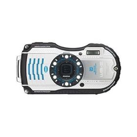 【中古】Pentax WG-3 16MP ホワイト 防水 耐衝撃 クラッシュプルーフデジタルカメラ。