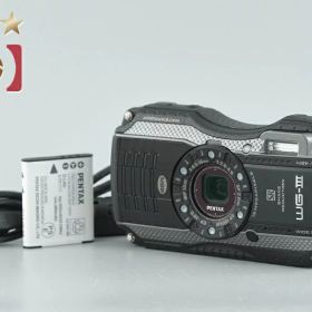 【中古】RICOH リコー PENTAX ペンタックス WG-3 ブラック 防水アクションカメラ