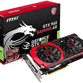【中古】【非常に良い】MSI GeForce GTX960搭載ビデオカード GTX960 GAMING 4G