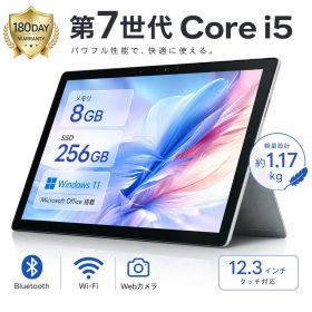 中古ノートパソコン Microsoft Surface Pro 5 第7世代 Core i5 Windows11 Pro WPS Office 2024付き メモリ4GB SSD128GB 12.3型 軽量 モバイル ビジネス 在宅勤務 学生向け