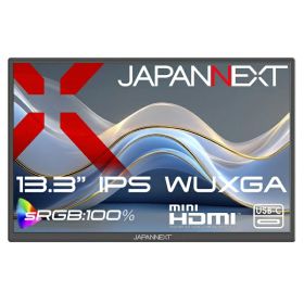【エントリーで最大2万ポイント当たる｜8/23まで】 JAPANNEXT｜ジャパンネクスト USB-C接続 モバイルモニター JN-MD-IPS133WX [13.3型 /WUXGA(1920×1200） /ワイド /60Hz]