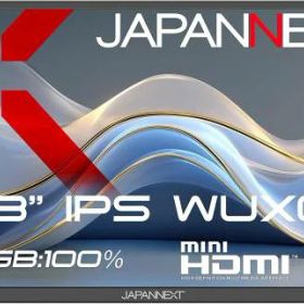 ジャパンネクスト 13.3インチ ワイド モバイルディスプレイ(1920x1200/IPS/miniHDMI/TypeC/スピーカー/非光沢/2年保証) JN-MD-IPS133WX 時間指定不可