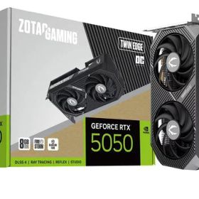 ZOTAC GAMING GeForce RTX 5050 Twin Edge OC 8GB グラフィックスボード ZT-B50500H-10M VD9277