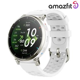 アマズフィット アクティブ 3 プレミアム 充電式クォーツ スマートウォッチ ブランド メンズ レディース ランニングウォッチ Bluetooth Amazfit SP170082-C249 デジタル ブラック ホワイト 黒