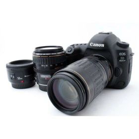 【中古】キヤノン Canon EOS 5D Mark IV 標準&超望遠＆単焦点トリプルレンズセット 美品 付 カメラ 中古 人気 おすすめ 高画質