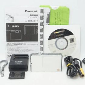 美品 Panasonic パナソニック LUMIX DMC-FP1 コンパクトデジタルカメラ シルバー 260724e