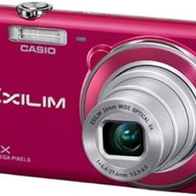 【中古】CASIO デジタルカメラ EXILIM 1610万画素 6倍 レッド EX-ZS20RD