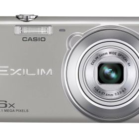 【中古】【非常に良い】CASIO デジタルカメラ EXILIM 1610万画素 6倍 シルバー EX-ZS20SR