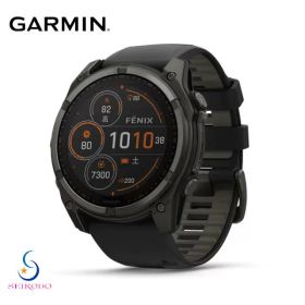 ガーミン GARMIN fenix 8 Sapphire Dual Power 51mm Carbon Gray フェニックス 8 010-02907-50 フラッグシップ GPSウォッチ 腕時計 通知機能 LEDフラッシュライト 音楽保存 ランニング