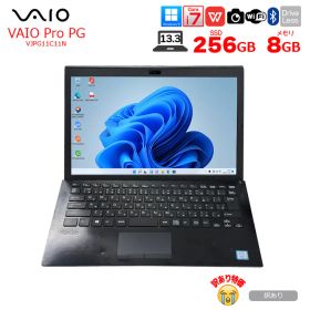 【訳あり特価！】SONY VAIO ProPG VJPG11C11N ノートOffice Win11 第8世代[Core i7 8550U 8GB SSD256GB 無線 カメラ 13.3型]:訳あり