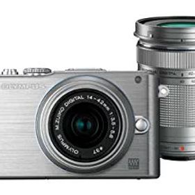 【中古】【非常に良い】OLYMPUS ミラーレス一眼 PEN Lite E-PL3 ダブルズームキット シルバー E-PL3 DZKIT SLV
