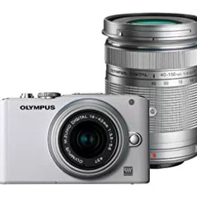 【中古】(非常に良い)OLYMPUS ミラーレス一眼 PEN Lite E-PL3 ダブルズームキット ホワイト E-PL3 DZKIT WHT
