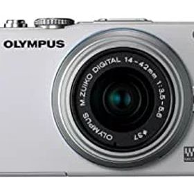 【中古】【39shop】OLYMPUS★ミラーレス一眼 PEN Lite E-PL3 レンズキット ホワイト E-PL3 LKIT WHT（良い）