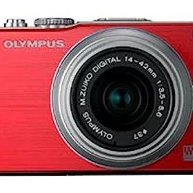 【中古】OLYMPUS ミラーレス一眼 PEN Lite E-PL3 レンズキット レッド E-PL3 LKIT RED
