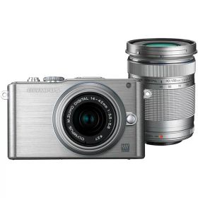 【中古】オリンパス OLYMPUS E-PL3 ダブルズームキット シルバー シルバー E-PL3 DZKIT SLV カメラ 中古 人気 おすすめ 高画質