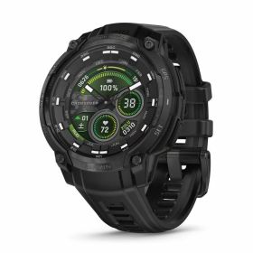 ガーミン Instinct Crossover AMOLED Tactical Black 【Suica対応】スマートウォッチ 010-03398-32 [0100339832]【返品種別A】