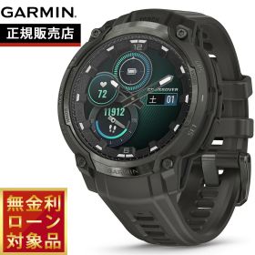 【8/5限定！抽選で最大10000ポイントバック】【無金利ローン】ガーミン GARMIN Instinct Crossover AMOLED インスティンクト クロスオーバー アモレッド GPS スマートウォッチ 腕時計 010-03398-30 Charcoal Grey【2025 新作】