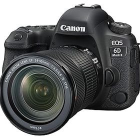 【中古】(良い）Canon デジタル一眼レフカメラ EOS 6D Mark II EF24-105 IS STM レンズキット EOS6DMK2-24105ISSTMLK