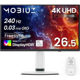 MOBIUZ EX271UZ 26.5インチ 4K QD-OLED ゲーミングモニター 240Hz 0.03ms