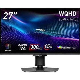 MAG 274QPF X30MV 27インチ WQHD(QHD) 2560x1440 ゲーミングモニター 300Hz 0.5ms(GTG) RapidVA miniLED DisplayHDR1000