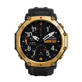 【エントリーで最大全額ポイント還元｜8/11まで】 Amazfit｜アマズフィット T-Rex 3 Pro 48mm ブラックゴールド
