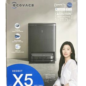 【ECOVACS】【訳あり未使用品】エコバックス『ロボットクリーナー DEEBOT X5 PRO OMNI ブラック ロボット掃除機』DDX39-11EE 生活家電 1週間保証【中古】