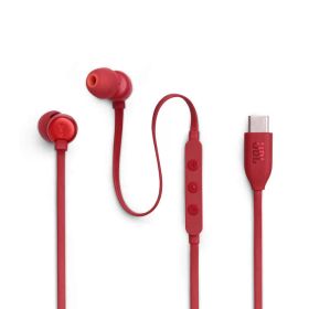 JBL イヤホン カナル型 USB Type-C ［USB］ レッド JBLT310CRED
