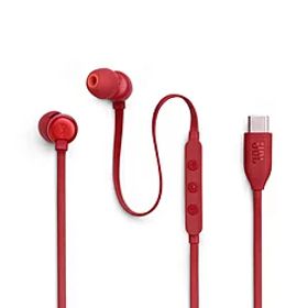 JBL(ジェービーエル) イヤホン カナル型 USB Type-C レッド JBLT310CRED ［USB］ JBLT310CRED