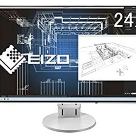 【中古】EIZO FlexScan 24.1インチ ディスプレイ モニター (WUXGA/IPSパネル/ノングレア/ホワイト/) EV2456-RWT