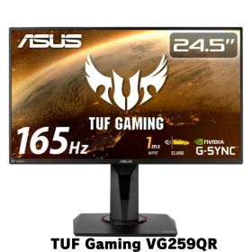 ＼8月限定エントリーでP10倍／【中古】 ASUS ゲーミングモニター 24.5型 TUF Gaming VG259QR フルHD 1920 x 1080 高速リフレッシュレート165Hz G-SYNC