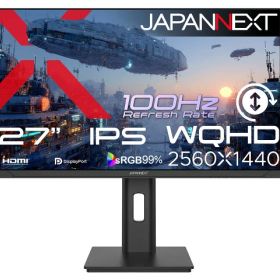 【ポイント10倍】 JAPANNEXT PCモニター・液晶ディスプレイ JN-IPS27Q3-HSP [27インチ] 【P10倍】