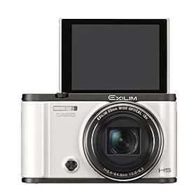 【中古】CASIO デジタルカメラ EXILIM EX-ZR3000WE 自分撮りチルト液晶 オートトランスファー機能搭載 EXZR3000 ホワイト